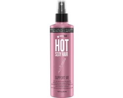 Sexy Hair Hot Sexy Hair Support Me 450degf Heat Protection Setting Hairspray Haarspray Hold 5 - Shine 7 250ml
