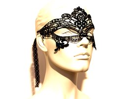 Sexy kanten masker - Just Accessorize - Spannend masker - Voor vrouwen - gemaskerd bal - Spannend voor koppels en leuk voor feesten