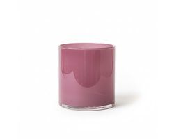 Sfeerlicht Astra - Glas - Granaat Rood - 12x12x12 cm - Kleur Amarone