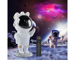 Sfeerverlichting Astronaut Galaxy Star-projector Sterrennachtlicht met nevel timer en afstandsbediening - slaapkamer en plafondprojector - beste cadeaus voor kinderen volwassenen