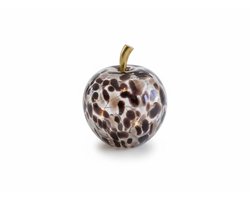 Sfeerverlichting & Tafeldecoratie - LED Glazen Decoratie Appel bruin