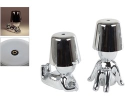 Sfeerverlichting touch Elly zilver - decoratieve kinderlamp multicolor.