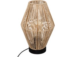 Sfeervolle tafellamp 32 cm beige natuurlijk