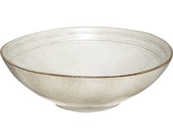 SG Saladekom Flower 24 cm doorsnede - Saladeschaal Beige