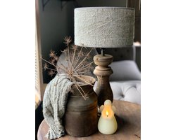 Shabby Lampenkap Rond 30cm