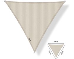 Shadow Comfort® gelijkzijdige Driehoek Schaduwdoek - UV Bestendig - Zonnedoek - 400 x 400 x 400 CM - Sahara Sand