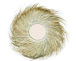 Shams – De Marokkaanse Zeegras Spiegel voor een Permanente Strandvibe - Boho-Stijl