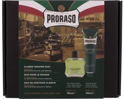 Shaving Set Proraso Afeitado Clásico Rinfrescante Lote Refreshing 2 Pieces