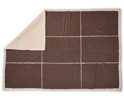 Sheepskin House - Addison Plaid - Tweezijdige Schapenvacht - Korte Wol - 240x260 cm