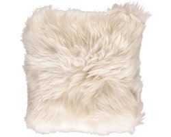 Sheepskin House - Langharig Schapenvacht Kussen - 50x50 cm
