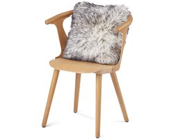 Sheepskin House - Schapenvacht Kussen - Langharig - Nieuw-Zeeland - 40x40 cm