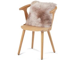 Sheepskin House - Schapenvacht Kussen - Langharig - Nieuw-Zeeland - 40x40 cm