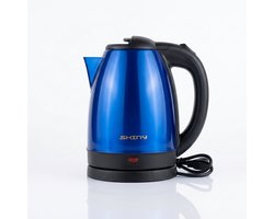 Shiny Elektrische Waterkoker SH-202 – RVS Waterkoker – 2 Liter – 1500W – Blauw