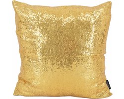 Shiny Glitter Gold / Goud Kussenhoes | Polyester / Pailletten | 45 x 45 cm