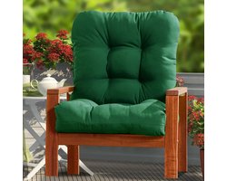 Shoppee Tuinstoel kussens - Tuinstoelkussens hoge rug - Kussen Buitenshuis - Strandmeubilair Hoge Rugleuning - Stoelkussen Ligstoel Ligstoel Zitbank Zitkussens