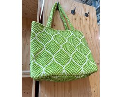 Shopper | Green | Strandtas | Zomer | Strand | Verzorgingstas | Woonaccessoires | Woonaccessoire | Decoratief | Deco | Decoratie | Sfeer | Interieur | Wonen | Woon | Woning | Inrichting | Woninginrichting | Drankje | Drank | Vrouwen | Mannen | Gaaf