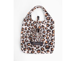 Shopping bag Leopard | Opvouwbaar Boodschappentas Luipaard | Stationery & Gift