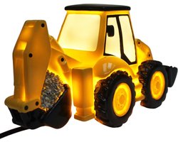 Shovel Graafmachine Nachtlampje Kind Kinderkamer - Geel