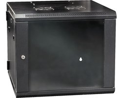 Showgear RCA-WMF-9 9 U Netwerkkast met glazen deur