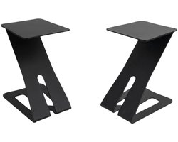 Showgear Table Monitor Z-Stand Twee studiomonitor speaker tafelstatieven - zwart