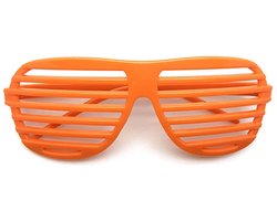 Shutter bril - Festival bril - Rave bril - Glasses - Koningsdag accessoires - Oranje