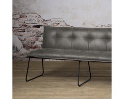 SIDD Seda bench 185 - fabric cherokee 1 grey