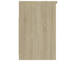 Sideboard – Dressoir – Opbergkast – Kast – Ladenkast – Sonoma Eiken – Compact Ruimtebesparend – Hout Met Metalen Accenten