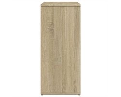 Sideboard – Kast – Opbergkast – Dressoir – Bergkast – Sonoma Eik – Set Van 2 – 60x31x70 cm – Geassembleerd Hout