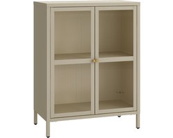 Sideboard Säkylä dressoir 84x64x35 cm camel [en.casa]
