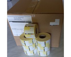 SideLabel 1.800 HACCP labels (Au bain marie/Buffet) Doos 3 rollen (verkoopprijs inclusief verzendkosten en BTW) - Info Foodlabels - afwasbaar - foodlabels - voedsel stickers - voedsel etiketten – codeerlabels – keuken labels – houdbaarheidsetiketten