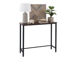 Sidetable - 75x75x24 cm - metaal - industrieel