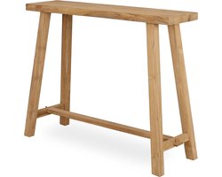 Sidetable - Console teak - 100 x 25 x H 76 cm Elegant Design