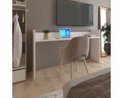 Sidetable Navas 175cm - wit - Trasman - Bureautafels - Wit - Spaanplaat