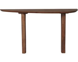 Sidetable Rhys 135 x 40 cm - Mangohout - Wandtafel - Haltafel - Japandi