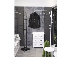 Sidetable – Wit MDF – Met 6 lades – 115 cm breed, 30 cm diep, 40 cm hoog – Moderne haltafel