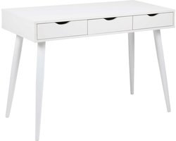 Sidetable/bureau Jupiter 110 Cm 3 Lades - Wit - Actona - Secretaire - Wit - MDF