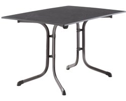 Sieger Boulevard klaptafel 120x80 cm - Antraciet vivodur - Op=Op