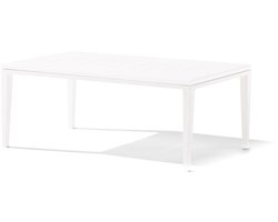 Sieger Cannes Loungetafel 110x60x40 cm wit/wit