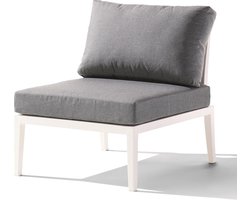 Sieger - Cannes Relax fauteil -Middenstuk - Wit/Grijs