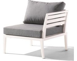 Sieger - Cannes Relax fauteil - Rechtergedeelte - Wit/Grijs
