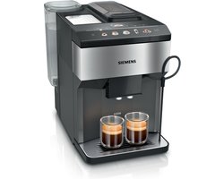 Siemens EQ.500 TP517DF3 - Volautomatische espressomachine - zwart - roestvrijstaal - Met bonenmaler - TFT display