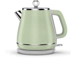 SIEPS Waterkoker - Elektrisch - Elektrische Waterkoker - Waterkoker Retro - Waterkokers - 1.8 Liter - Groen
