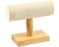 Sieraden Display Rek - Armband Houder - Sieraden Opbergen - Houten Materiaal - 24.5x7x18cm - Niet gespecificeerd