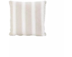 Sierkussen 50x50 cm boucle stripe cream 4 Seasons Outdoor