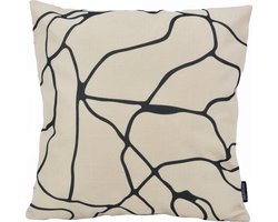 Sierkussen Abstract Ella | 45 x 45 cm | Katoen/Linnen