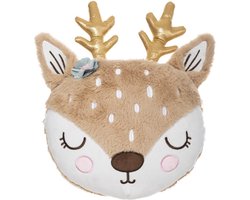 Sierkussen Bambi Hert Kastanjebruin – B31 x H38 cm