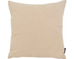 Sierkussen Coco #1 Beige Ribfluweel | 45 x 45 cm | Ribfluweel