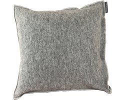Sierkussen Cooked Wool Grijs-035
