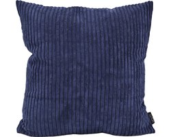 Sierkussen Corduroy Blauw | 45 x 45 cm | Polyester