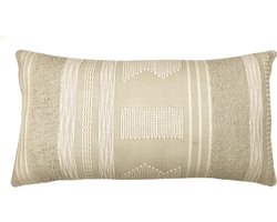 Sierkussen - Craft Offwhite Rectangle - White - 35 Cm X 60 Cm